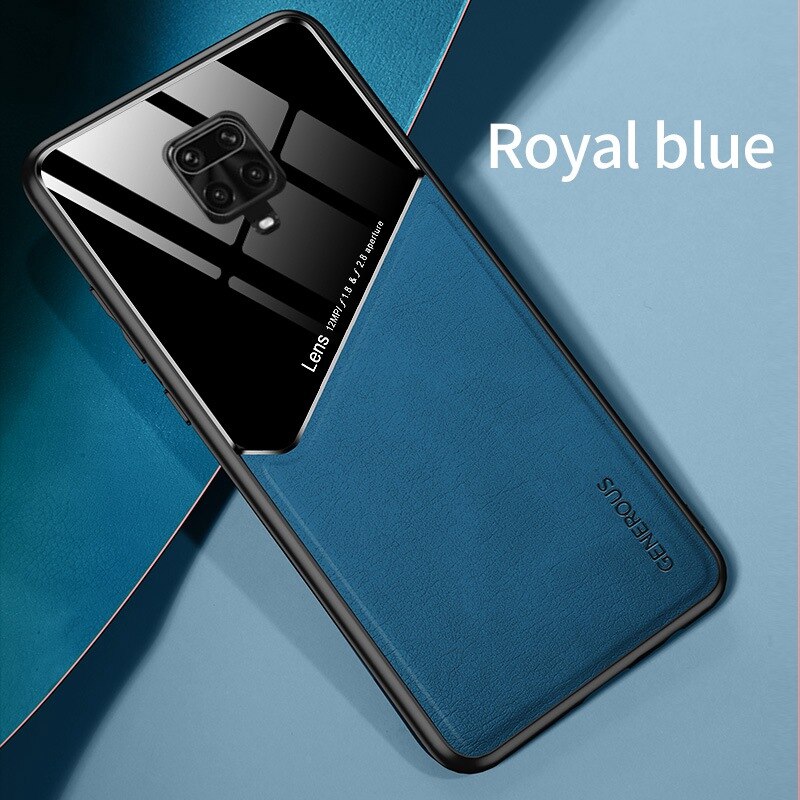 Ốp điện thoại da có thể sử dụng trên xe ô tô cho Xiaomi Redmi 9 9A 9C Note 9s 7 8 9 Pro Max 10X Pro