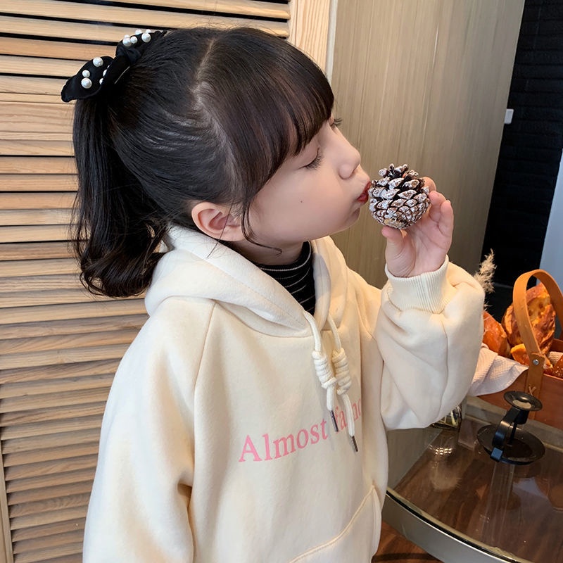 hoodies children new korean solid color printing
