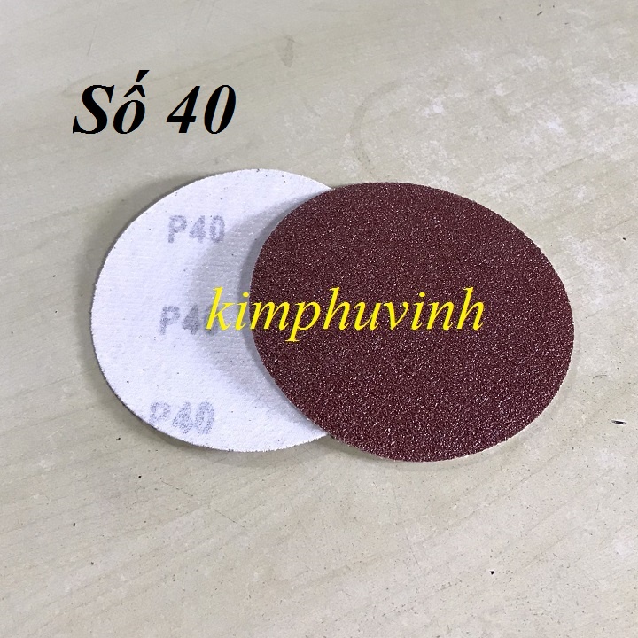 10 TỜ - GIẤY NHÁM DÁN 100MM - GIẤY NHÁM TRÒN - ĐẾ CHÀ NHÁM