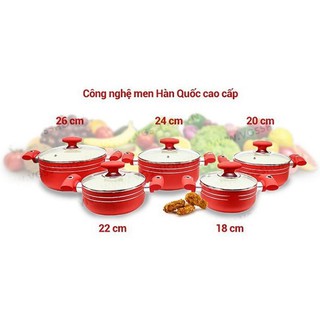 BỘ 5 NỒI NHÔM CAO CẤP WATASHI WA-1605