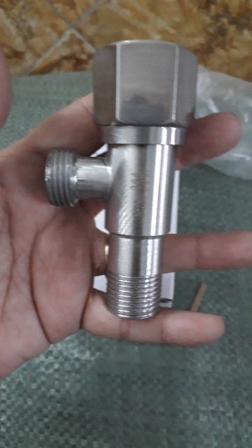 VAN KHÓA 1 ĐẦU RA INOX 304