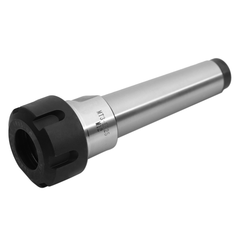 Bộ 9 Vòng Kẹp Er25 + 1 Đầu Kẹp Mt3 M12 Er25 Cho Máy Tiện Cnc