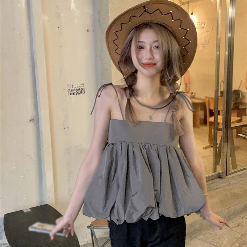 Áo Nữ Hai Dây Phong Cách Hàn Quốc Gợi Cảm