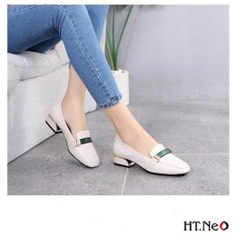 Giày nữ - giày da cao cấp HT.NEO da thật 100% nguyên miếng siêu mềm siêu êm chân phối đồ cực dễ, cực đẹp (NU45)