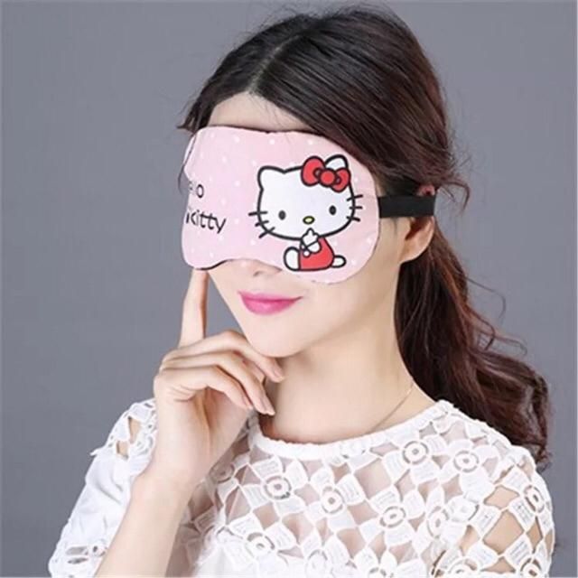 Bịt Mắt Ngủ 3D Kèm Túi Gel Làm Mát Hoạ Tiết