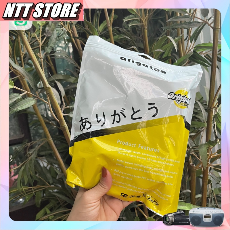 Dây HDMI Arigato 4k, Dây cáp tín hiệu HDMI lõi đồng HDTV 4k*2k  - Dây HDMI To HDMI Chuẩn 2.0 Hàng Chính Hãng