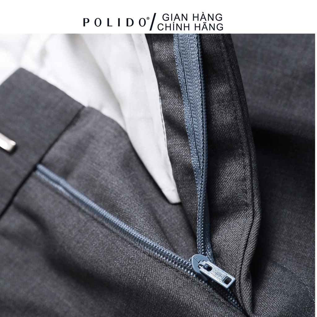 Quần Tây Nam Công Sở Cao Cấp Màu Xám Form Dáng Slimfit CEFFYLO