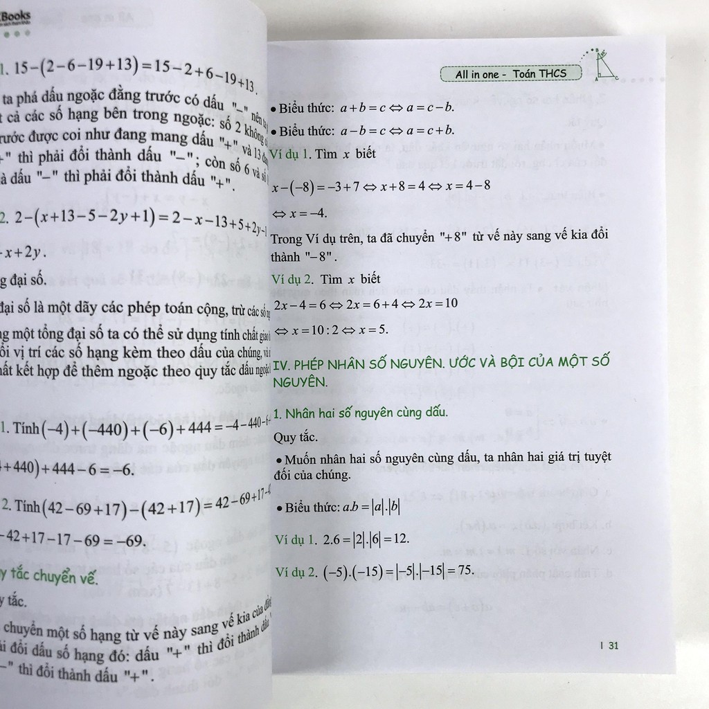 Sách - All In One - Trung Học Cơ Sở - Toán, Anh, Hóa, Sinh (combo, lẻ tùy chọn)