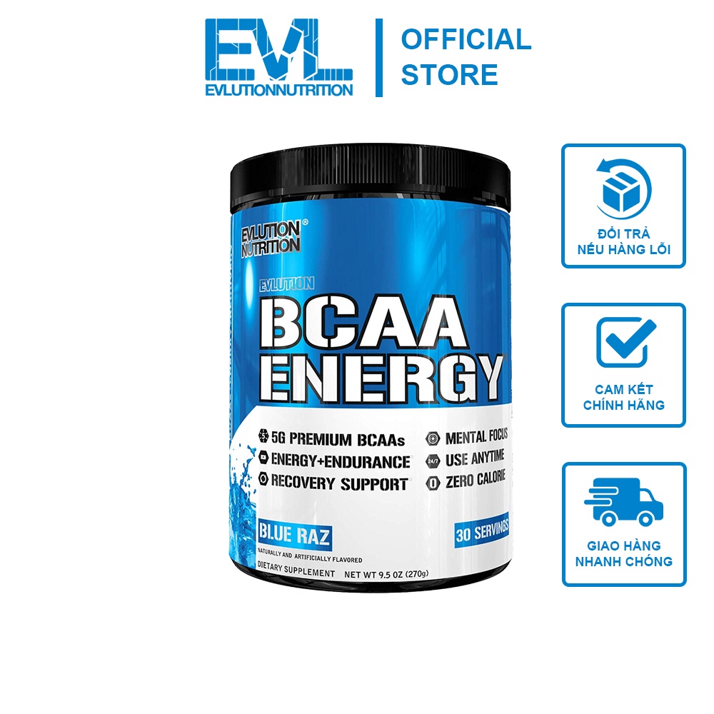 Hỗ Trợ Phục Hồi Cơ Bắp Và Tỉnh Táo Khi Tập Luyện Evlution Bcaa Energy 30 Lần Dùng