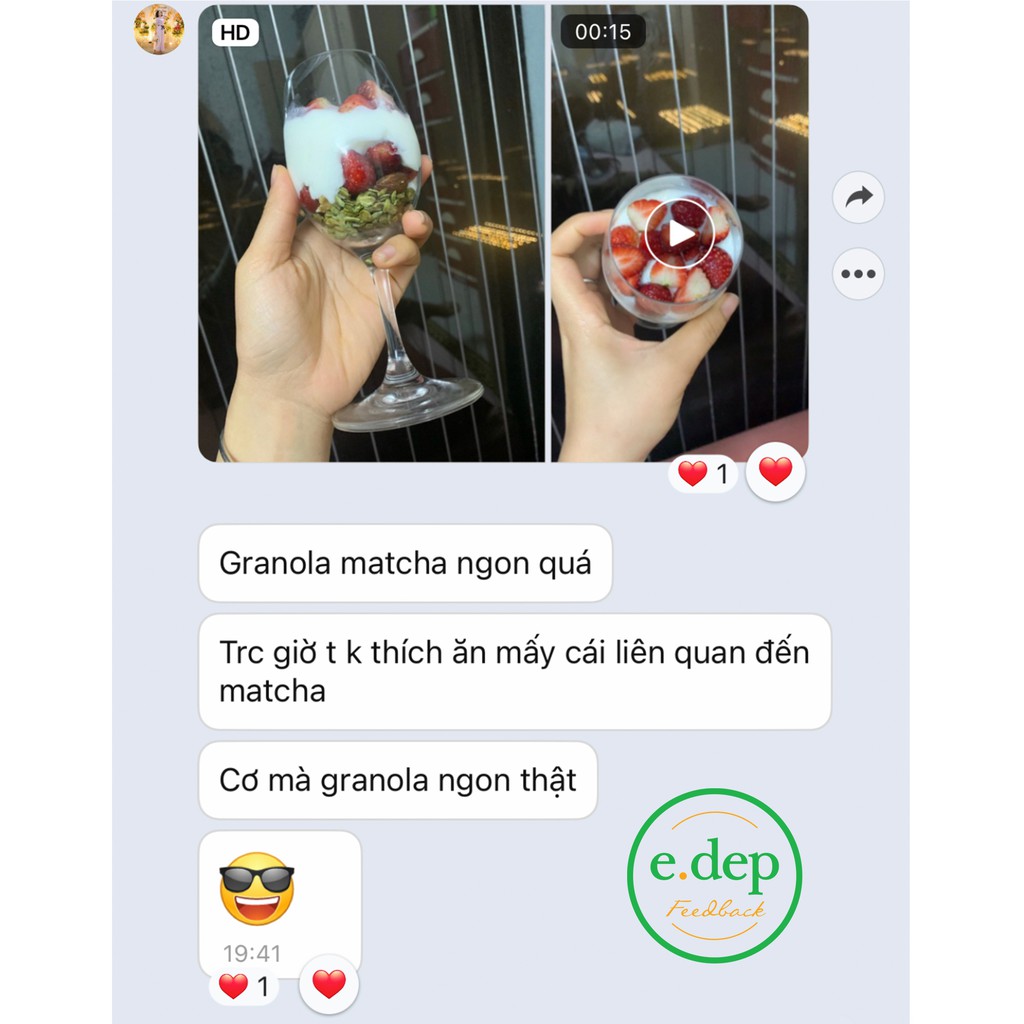 Quà tặng set 4 Granola ăn kiêng siêu hạt, Eat Clean & Low Carb giàu chất béo tốt | BigBuy360 - bigbuy360.vn