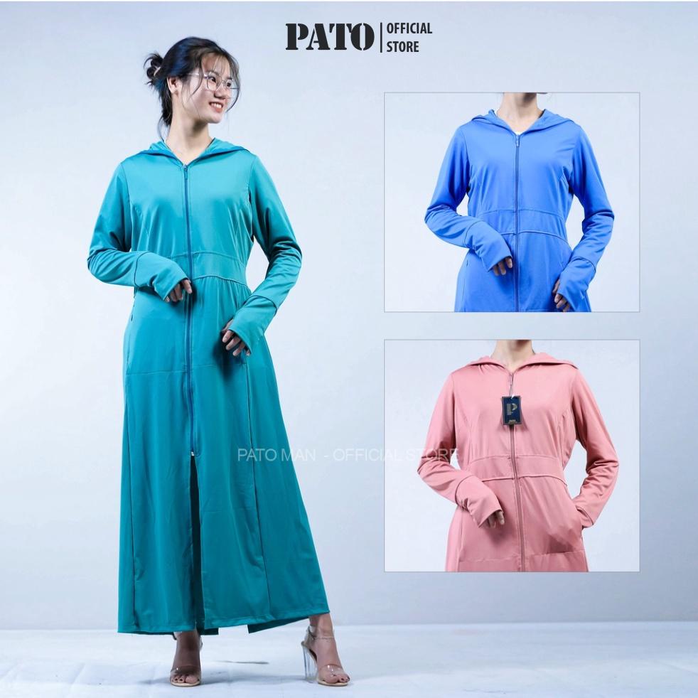 ◑❀Áo chống nắng toàn thân đai eo kiểu mới Pato Man,màu săc trẻ trung chất thông hơi thoáng mát tia uv cao