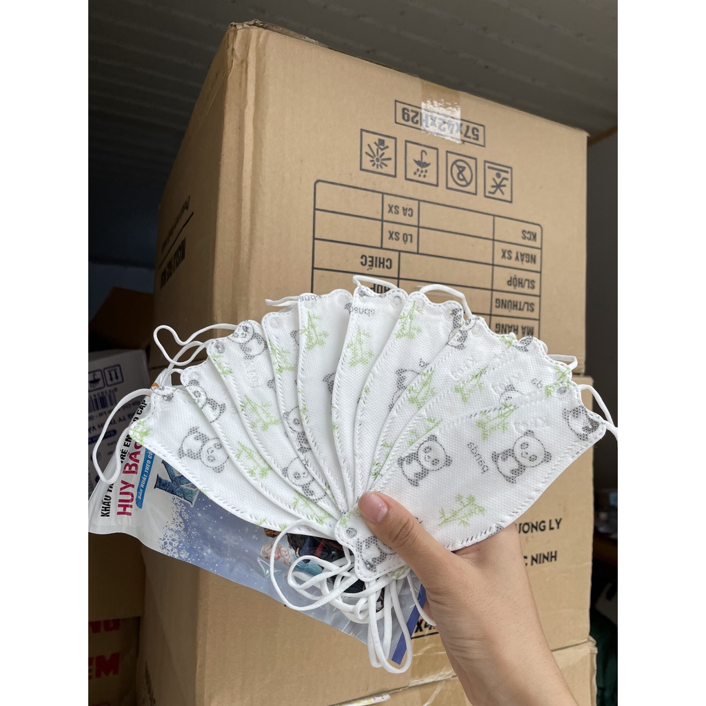 Combo 50 chiếc khẩu trang 4D Huy Bảo Mask cho bé 0-3 tuổi