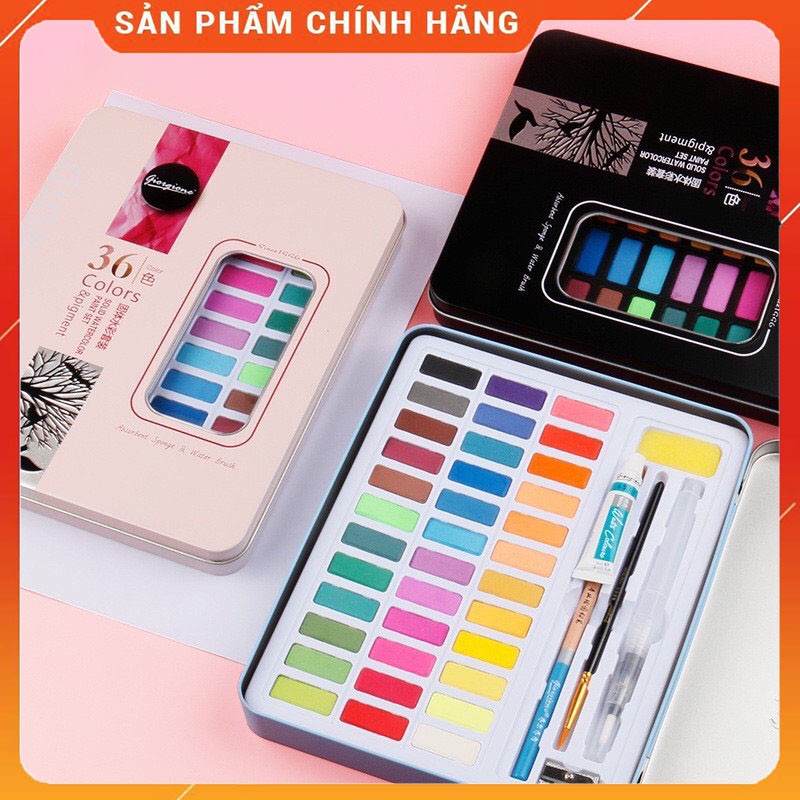 [Mã 11LSSALE giảm 100% đơn 50k] Màu Nước Giorgione Mới 36/48M ( Xanh, Hồng, Đen Mới)