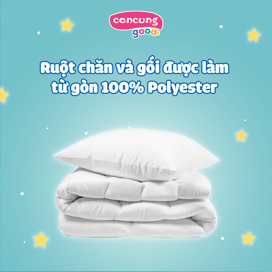Bộ chăn gối cotton ConCung Good