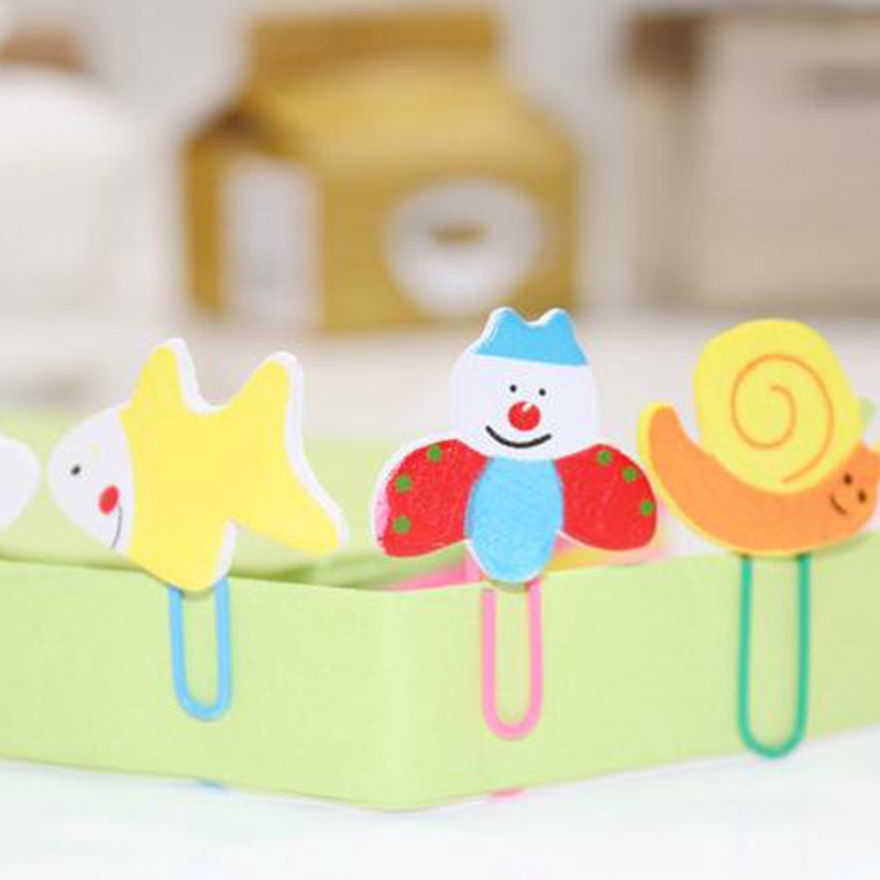 Kẹp giấy hình hoạt hình đáng yêu phong cách Hàn Quốc