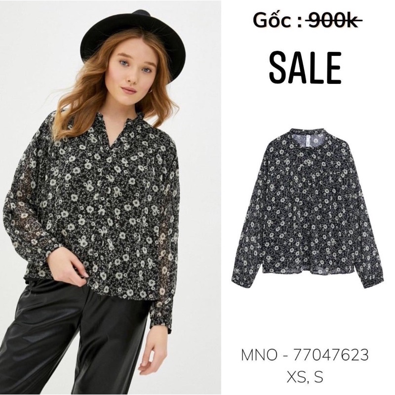 Áo sơmi nữ Mango | Hàng hiệu vợt sale