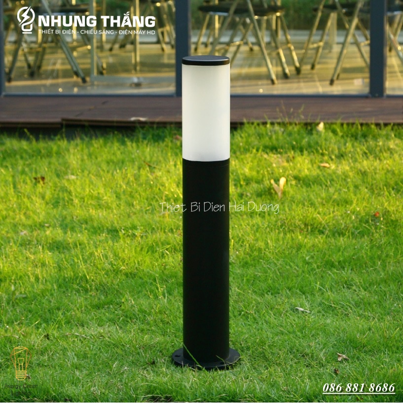Đèn Cột Trang Trí Sân Vườn DSV-1160 Chống Nước - Chiều Cao 60cm - Cắm Điện 220V - Kèm Bóng G45 - Bảo Hành 1 Năm