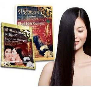 Dầu Gội Đen Tóc Black Hair Shampoo gội là đen