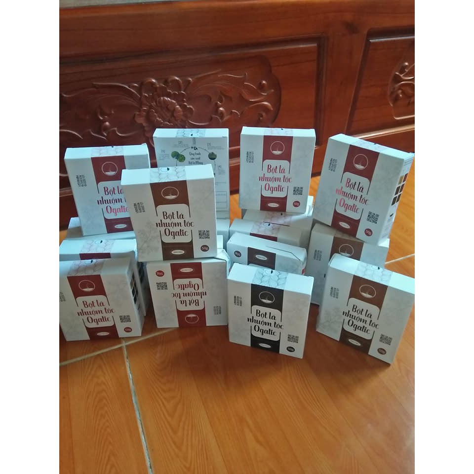 [FreeShip 50k] Bột Lá Nhuộm Tóc Ogatic Thảo Dược Phủ Bạc Tự Nhiên - 50g - 100%Henna Lá Móng, Lá Chàm, Thuốc Nhuộm Tóc | BigBuy360 - bigbuy360.vn