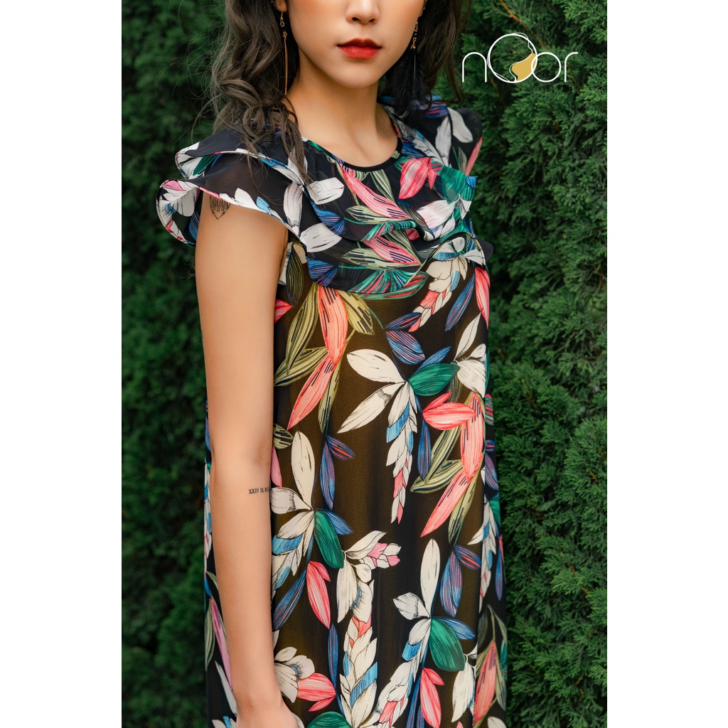 Váy Maxi Đi Biển Suông Dáng Dài Thiết Kế Bồng Bềnh Vetiver Thương Hiệu nOor - NV556