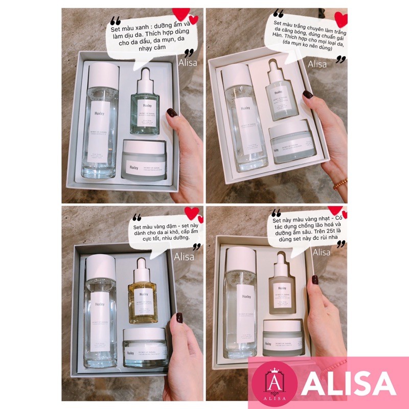 Các sản phẩm chăm sóc da Huxley tổng hợp- ALISA | BigBuy360 - bigbuy360.vn
