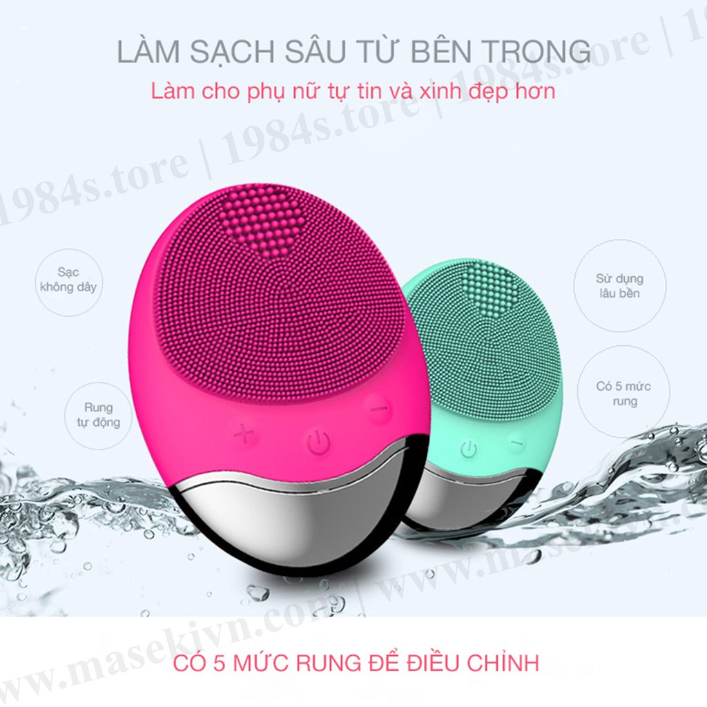Máy rửa mặt Maseki Lite - sạc không dây - massage mặt, trị mụn đầu đen và làm se khít lỗ chân lông. (Bảo hành 2 năm) | BigBuy360 - bigbuy360.vn