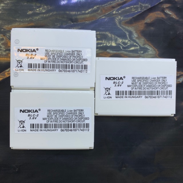 PIN NOKIA BLB-2 CHÍNH HÃNG, DÙNG CHO NOKIA 8250, 8210, 8310, 8910