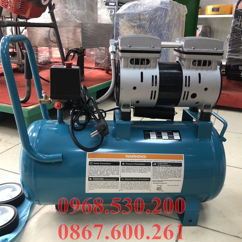 Máy nén khí không dầu giảm âm PUMA 30L