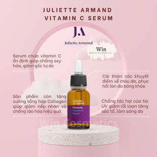 [Hàng công ty] Tinh chất Juliette Armand Vitamin C Serum Dưỡng sáng da