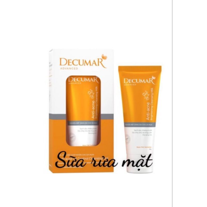 Sữa Rửa Mặt DECUMAR ADVANCED