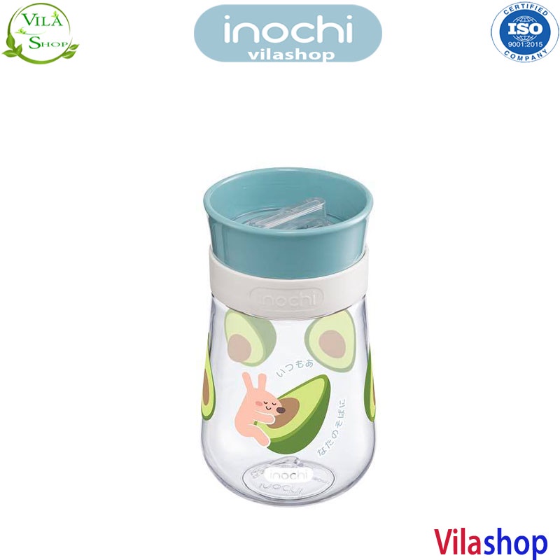 Bình Tập Uống Thông Minh Cho Bé 350ml, Bình Nước Cao Cấp Chính Hãng Inochi Nhựa Tritan Chịu Nhiệt 110 Độ C - Không BPA