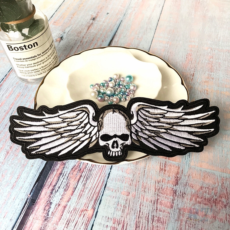 Miếng Vá Quần Áo Hình Đầu Lâu Cá Tính