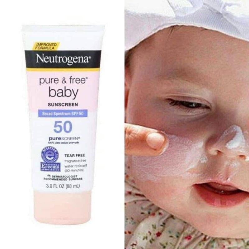 Kem chống nắng Neutrogena Pure Free Baby Sunscreen Lotion SPF 50