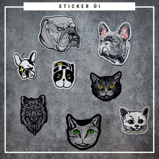 Sticker ủi áo Cao cấp - CÓ SẴN KEO ỦI - sticker vải dùng làm miếng vá áo, phụ kiện trang trí quần áo, balo, giày, nón
