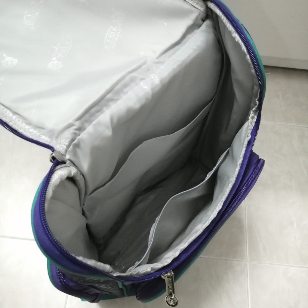 Ba lô hộp cao cấp Sesame hình khủng long cho học sinh cấp 1, cấp 2