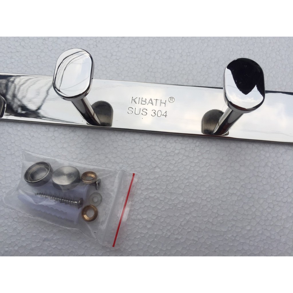 Móc áo giọt nước Kibath 7 chấu inox 304,KB-411A