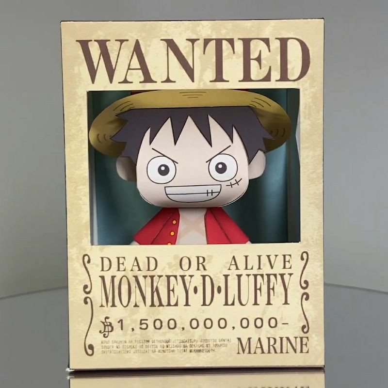 Mô hình giấy anime One Piece] chibi Luffy timeskip