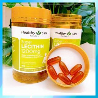 Mầm đậu nành Úc Healthy Care Super lecithin 1200mg - 100 viên