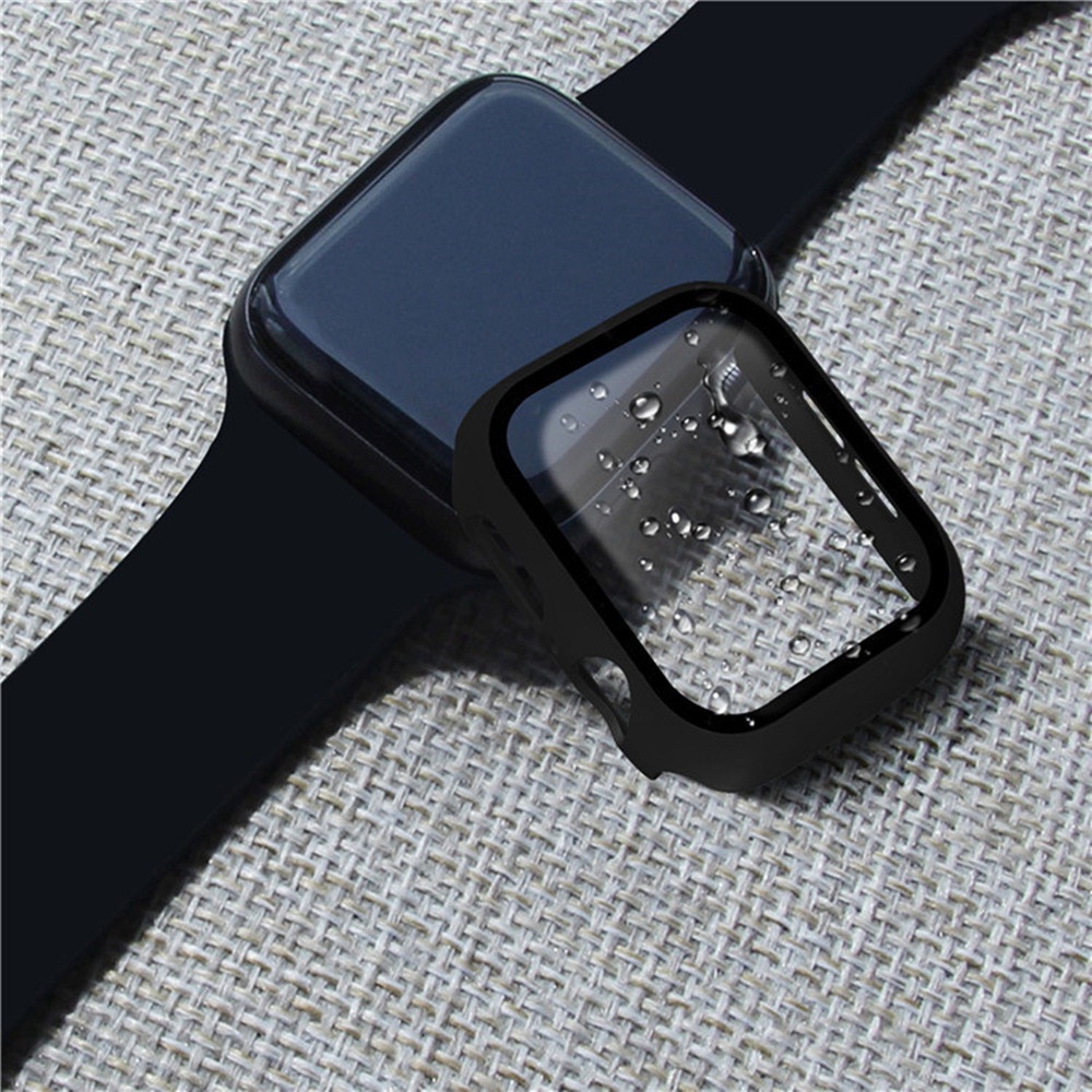 Kính Cường Lực + Ốp Bảo Vệ Màn Hình Cho iWatch Series 8 / 7 / 6 / 5 / 4 / 3 / SE 45mm 41mm 44mm 40mm 42mm 38mm