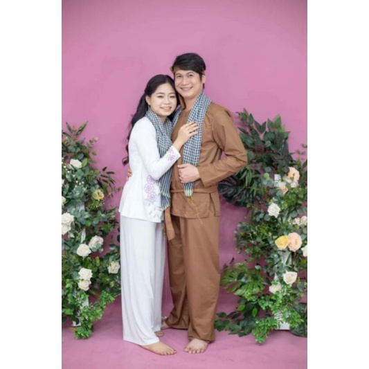 Áo bà ba nông dân - May vải lụa kate - Giá siêu rẻ