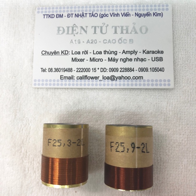 Col 2 tấc - 25,3 -25,9 ( 10 cái )