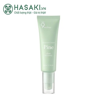 Kem Dưỡng 9Wishes Thanh Lọc & Dưỡng Ẩm Da Pine Treatment Cream 50ml