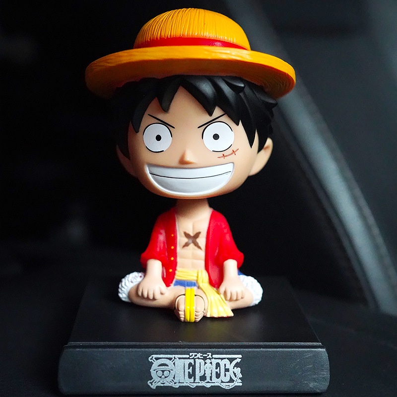 Mô Hình Luffy One Piece Đảo Hải Tặc Trang Trí Decor Bàn Làm Việc Bàn Học Taplo Ô Tô - Phụ Kiện Xe Hơi Hitechlife