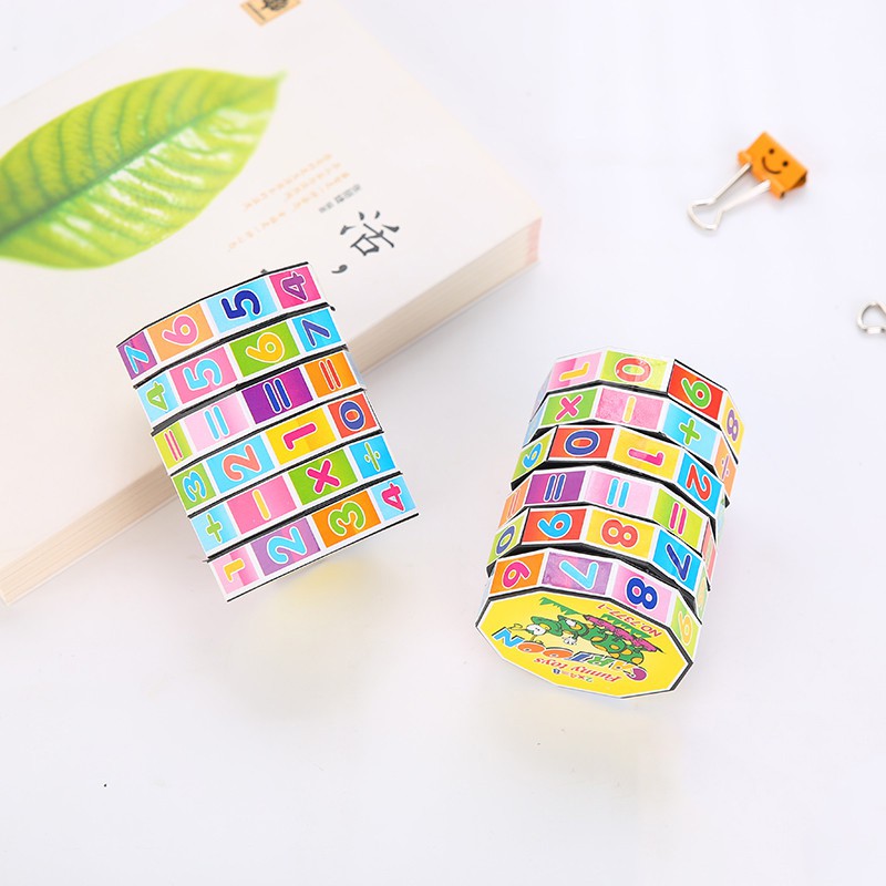 Khối xoay học toán cộng trừ nhân chia cho trẻ nhỏ