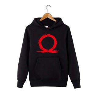 [ SIÊU PHẨM ]  Áo Hoodie Tay Dài In Hình Game God Of War Cá Tính / áo cực chất