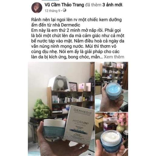 Kem Dưỡng Ẩm Ban Đêm Dermedic 50ML