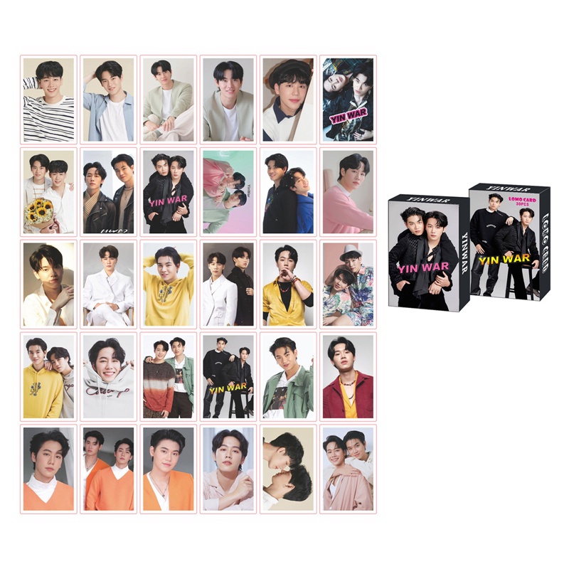 Hộp 30 Thẻ Ảnh Lomo Hình Thần Tượng Win Mewgulf EN OF Lovenew YINWAR