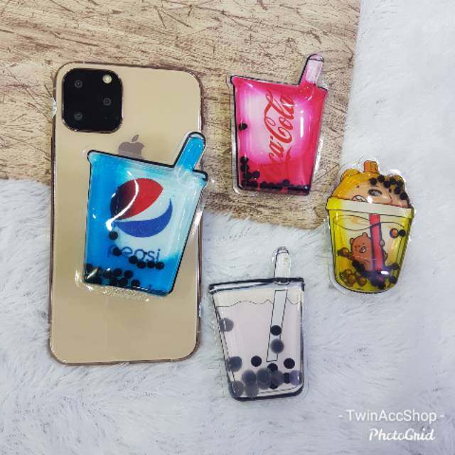 Pop Socket Water Boba Pepsi Cola