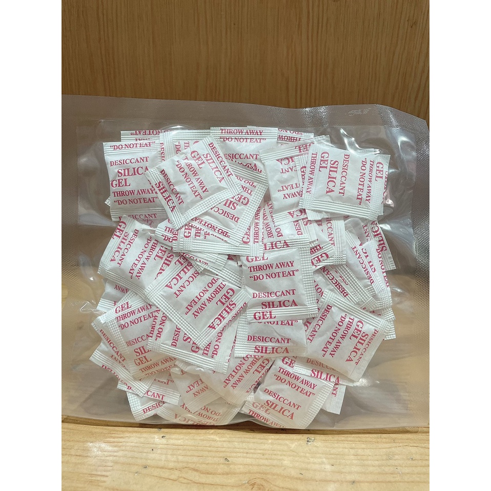 Gói hút ẩm 1gr Đỏ[túi 100gram][giá sỉ]