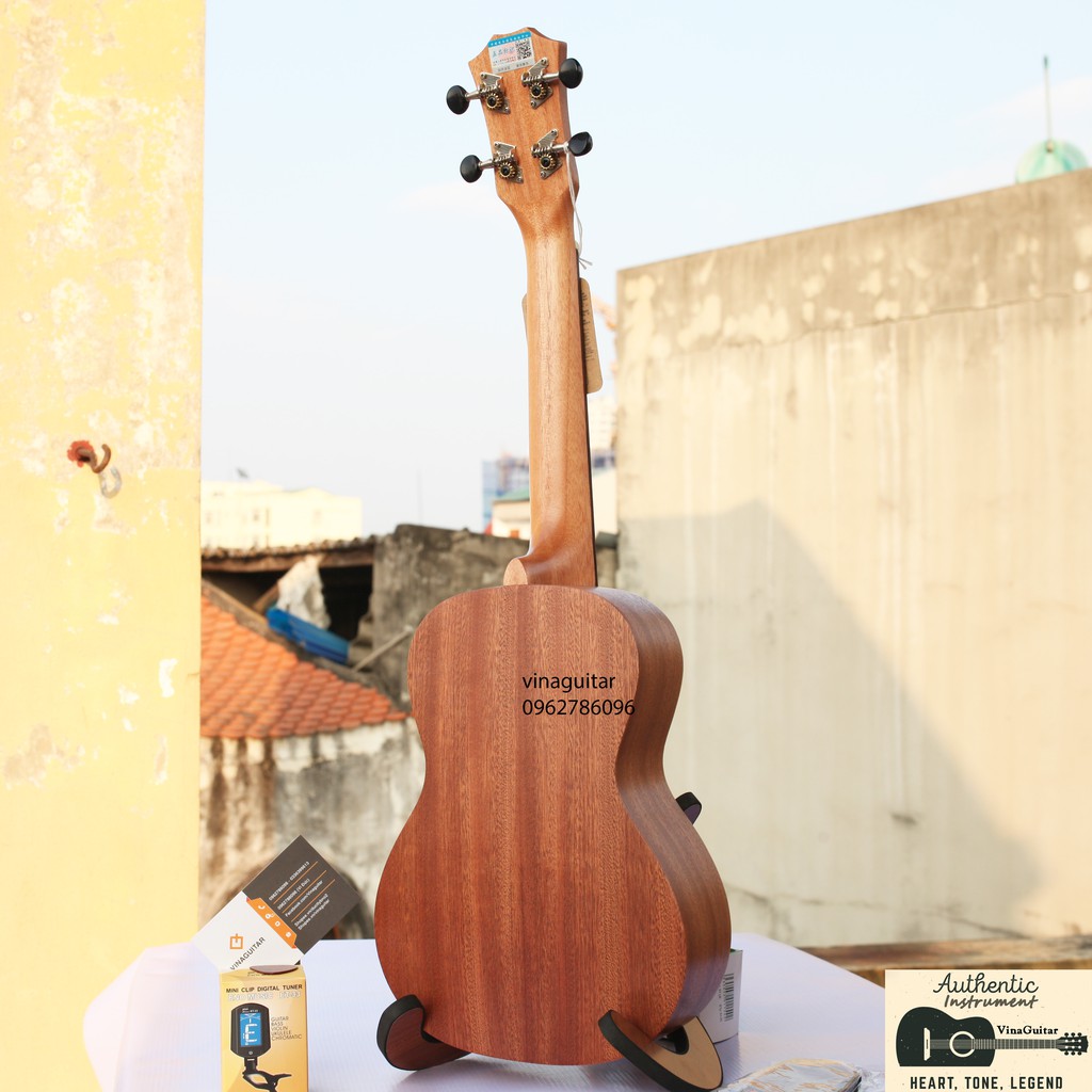 Đàn Ukulele MUSIC MG01 size concert/tenor FULL gỗ mahagony chính hãng